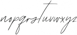 Love Stella Script Regular otf (400) Font LOWERCASE