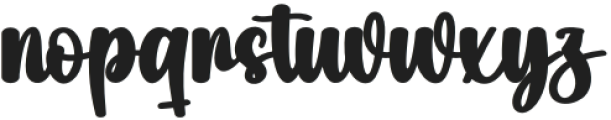 Love Sweety Regular otf (400) Font LOWERCASE