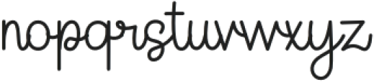 Love Teacher Regular otf (400) Font LOWERCASE