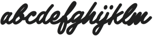 Love This Life Outline Script otf (400) Font LOWERCASE
