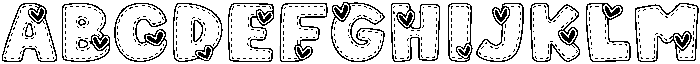 Love Valentine Regular otf (400) Font UPPERCASE