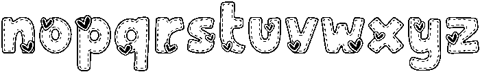 Love Valentine Regular otf (400) Font LOWERCASE