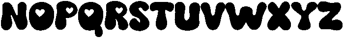 Love You Regular otf (400) Font UPPERCASE