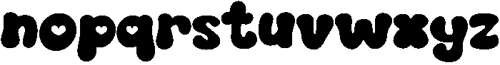 Love You Regular otf (400) Font LOWERCASE