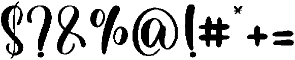 Love You otf (400) Font OTHER CHARS