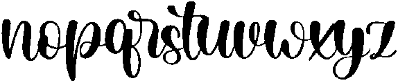Love You otf (400) Font LOWERCASE