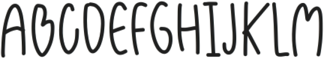 Love any Regular ttf (400) Font UPPERCASE