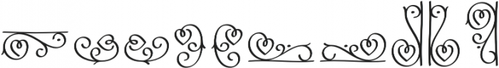 LoveHearts otf (400) Font OTHER CHARS