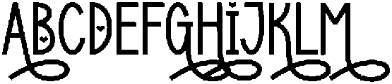 LoveStory Regular otf (400) Font UPPERCASE