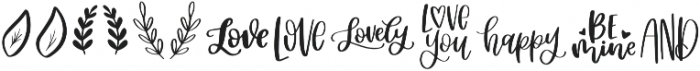 Lovebug Symbols otf (400) Font LOWERCASE
