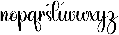 Loveheart Regular otf (400) Font LOWERCASE