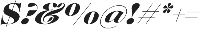 Lovelace Extrabold Italic otf (700) Font OTHER CHARS