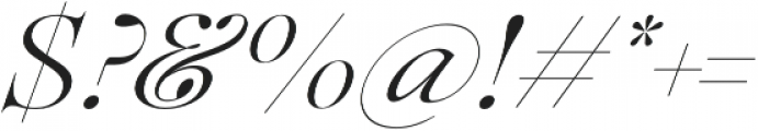 Lovelace Light Italic otf (300) Font OTHER CHARS