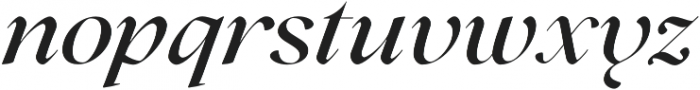 Lovelace Medium Italic otf (500) Font LOWERCASE