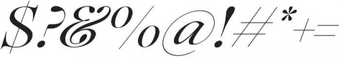 Lovelace Script otf (400) Font OTHER CHARS