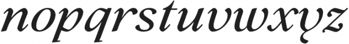 Lovelace Text Medium Italic otf (500) Font LOWERCASE