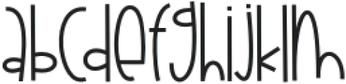 Lovelock-Regular otf (400) Font LOWERCASE