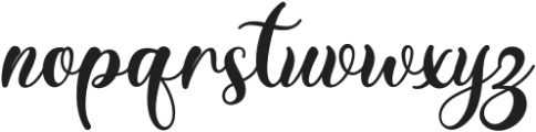Lovely Amelina Style ttf (400) Font LOWERCASE