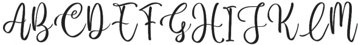 Lovely Blooms Regular otf (400) Font UPPERCASE