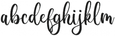 Lovely Blooms Regular otf (400) Font LOWERCASE