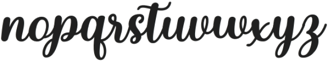 Lovely Darling Slant Regular otf (400) Font LOWERCASE