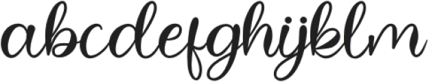 Lovely Dattega otf (400) Font LOWERCASE