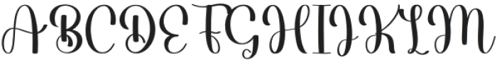 Lovely Dilligent Regular otf (400) Font UPPERCASE