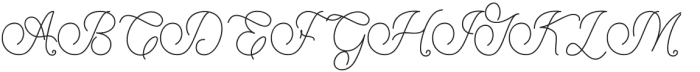 Lovely Dreaming Regular otf (400) Font UPPERCASE