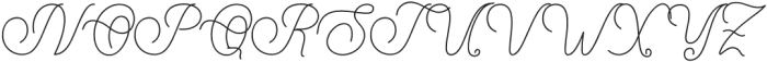 Lovely Dreaming Regular otf (400) Font UPPERCASE