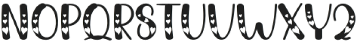 Lovely Honey Regular otf (400) Font UPPERCASE