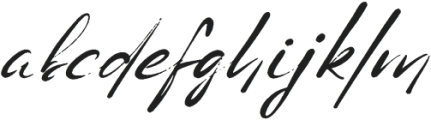 Lovely May Script otf (400) Font LOWERCASE