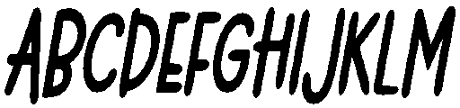 Lovely Mothers Sans Slant Italic otf (400) Font UPPERCASE