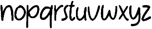 Lovely Picnic Bold otf (700) Font LOWERCASE