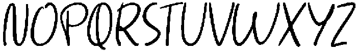 Lovely Picnic Slant otf (400) Font UPPERCASE