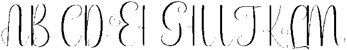 Lovely Regular otf (400) Font UPPERCASE