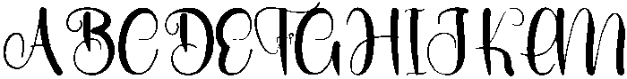 Lovely Regular otf (400) Font UPPERCASE