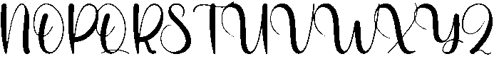 Lovely Regular otf (400) Font UPPERCASE