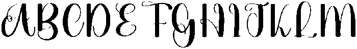 Lovely Regular otf (400) Font UPPERCASE