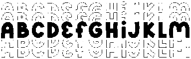 Lovely Regular otf (400) Font UPPERCASE