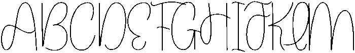 Lovely Regular otf (400) Font UPPERCASE