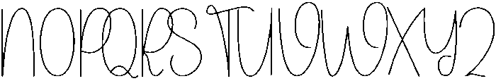 Lovely Regular otf (400) Font UPPERCASE