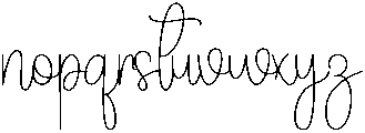 Lovely Regular otf (400) Font LOWERCASE