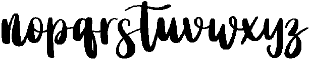 Lovely Regular otf (400) Font LOWERCASE