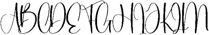 Lovely Regular otf (400) Font UPPERCASE