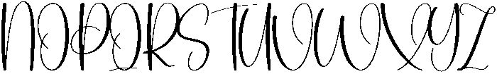 Lovely Regular otf (400) Font UPPERCASE