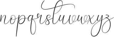 Lovely Romantic Regular otf (400) Font LOWERCASE