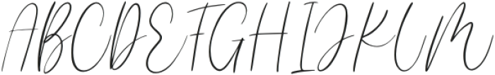 Lovely Signature otf (400) Font UPPERCASE