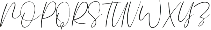 Lovely Signature otf (400) Font UPPERCASE