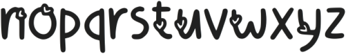 Lovely Sugar Regular otf (400) Font LOWERCASE