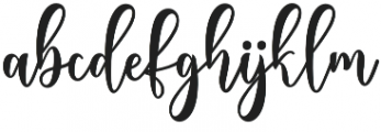 Lovely Valentine Script Regular otf (400) Font LOWERCASE